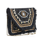 Handmade Evil Eye Clutch Bag