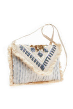 Beige Cotton Handmade Bag