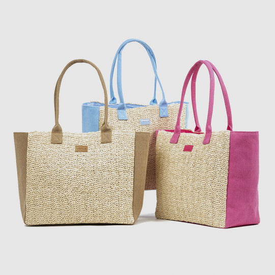 Straw Beach Bag