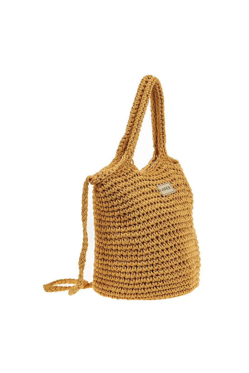 Yellow Crochet Bag