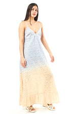 Maxi Ombre Lace Cotton Dress