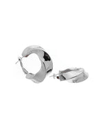 Twisted Bold Hoop Earrings – Stainless Steel (Rose Gold / Silver)