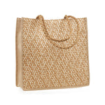 Beige Straw Bag