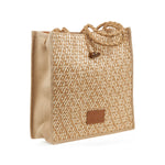 Beige Straw Bag