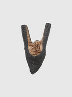 Black Straw Bag