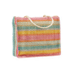 Colorful Straw Beach Bag