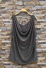 Silver Lurex Top