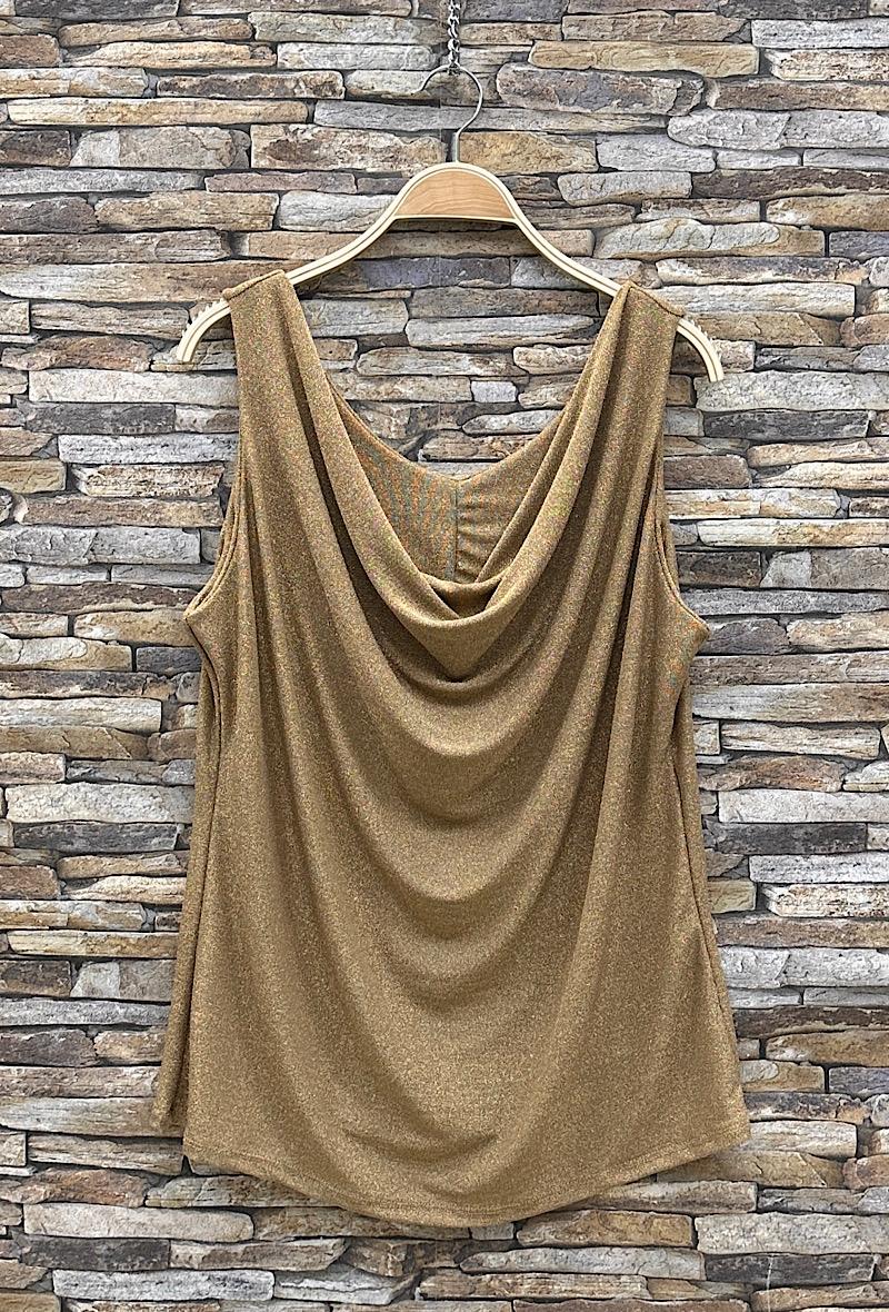 Gold Lurex Top