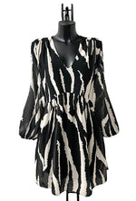 Zebra Print Loose Dress