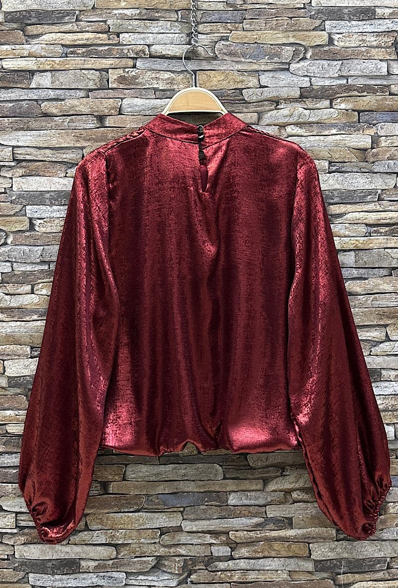 Bordeaux Viscose Blouse