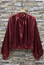 Bordeaux Viscose Blouse