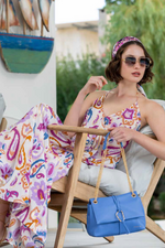 Boho Breeze Halter Maxi Dress
