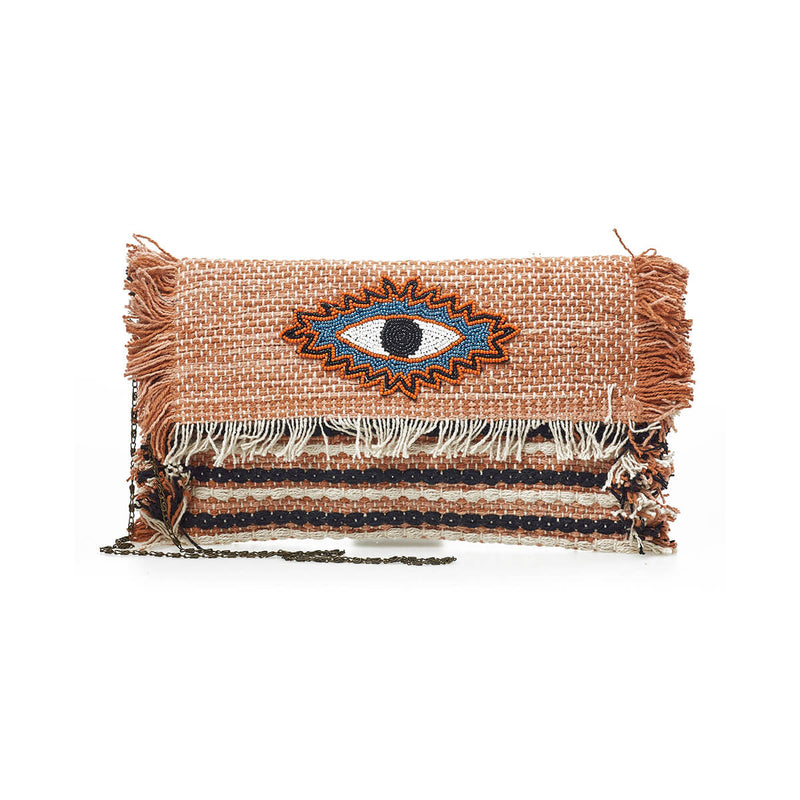 Handmade Eye Clutch Bag