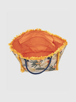 Tropical Print Beach Bag