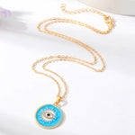 Round Evil Eye Necklace