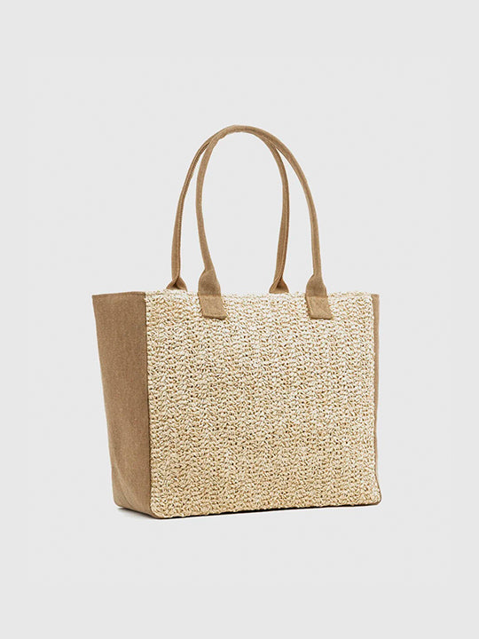 Straw Beach Bag