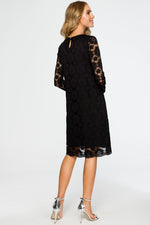 Long Sleeve Black Lace Dress - So Chic Boutique