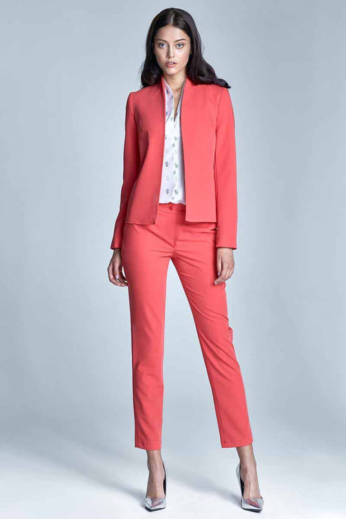 Coral Office Style Trousers - So Chic Boutique